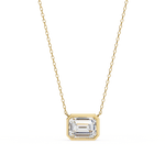 Load image into Gallery viewer, Emerald Solitaire Pendant (#P1) rajgemss