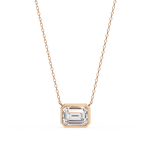 Load image into Gallery viewer, Emerald Solitaire Pendant (#P1) rajgemss