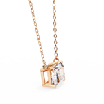 Load image into Gallery viewer, Emerald Cut Diamond Pendant Raj Gems