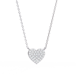 Load image into Gallery viewer, Brilliant Diamond Heart Pendant Raj Gems