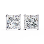 Load image into Gallery viewer, 2.0CT Princess cut Solitaire Stud Raj Gems