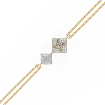 Load image into Gallery viewer, Quad Club Diamond Bracelet (#BR04) rajgems