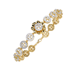 Load image into Gallery viewer, Diamond Circle Link Bracelet Raj Gems