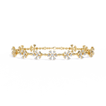 Load image into Gallery viewer, Floral Burst Diamond Bracelet Raj Gems