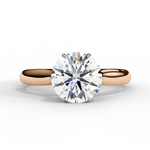 Load image into Gallery viewer, 1.0CT Round Lab grown Diamond Ring Raj Gems