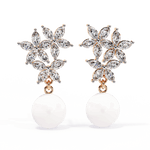 Load image into Gallery viewer, Hook Marquise Diamond Earring (#ER04) rajgemss