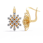 Load image into Gallery viewer, Diamond Starburst Earrings rajgemss