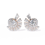 Load image into Gallery viewer, Diamond Halo Earrings rajgemss