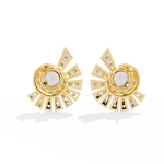 Load image into Gallery viewer, Diamond Halo Earrings rajgemss