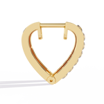 Load image into Gallery viewer, Princess Cut Diamond Hoop Earrings Raj Gems