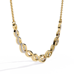 Load image into Gallery viewer, Diamond Infinity Chain Necklace Raj Gems