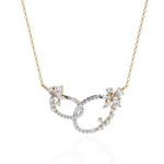 Load image into Gallery viewer, Luxury Diamond Cluster Butterfly Necklace Raj Gems