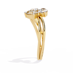 Load image into Gallery viewer, Unique Twisted Pearl Diamond Band Raj Gems