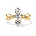 Load image into Gallery viewer, Infinity three-stone ring Raj Gems