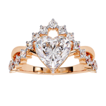 Load image into Gallery viewer, Heart Crown Ring Raj Gems
