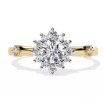 Load image into Gallery viewer, Flower Cluster Ring Raj Gems