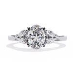 Load image into Gallery viewer, Classic three-stone ring Raj Gems
