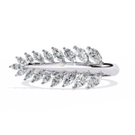Load image into Gallery viewer, Marquise Leaf Band Raj Gems