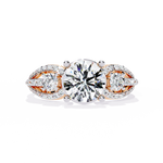 Load image into Gallery viewer, Three-stone Engagement Ring Raj Gems