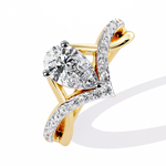 Load image into Gallery viewer, V-shaped Ring Raj Gems