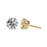 Load image into Gallery viewer, 2.0CT Round cut Solitaire Stud Raj Gems