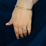 Load image into Gallery viewer, Lisa Row Diamond Band Engagement Ring Raj Gems