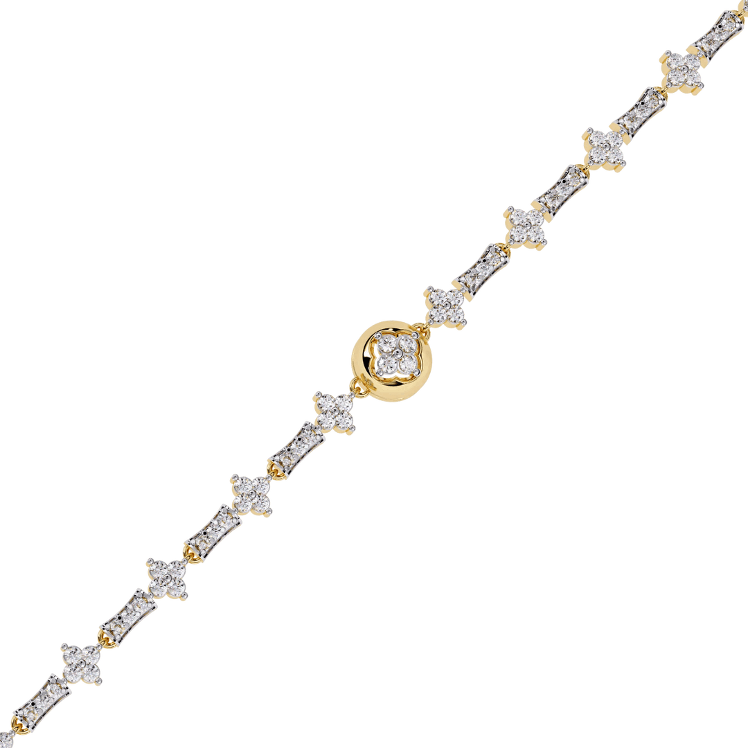 Opal Round Diamond Bracelet(#BR01) rajgems