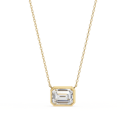 Emerald Solitaire Pendant (#P1) rajgemss