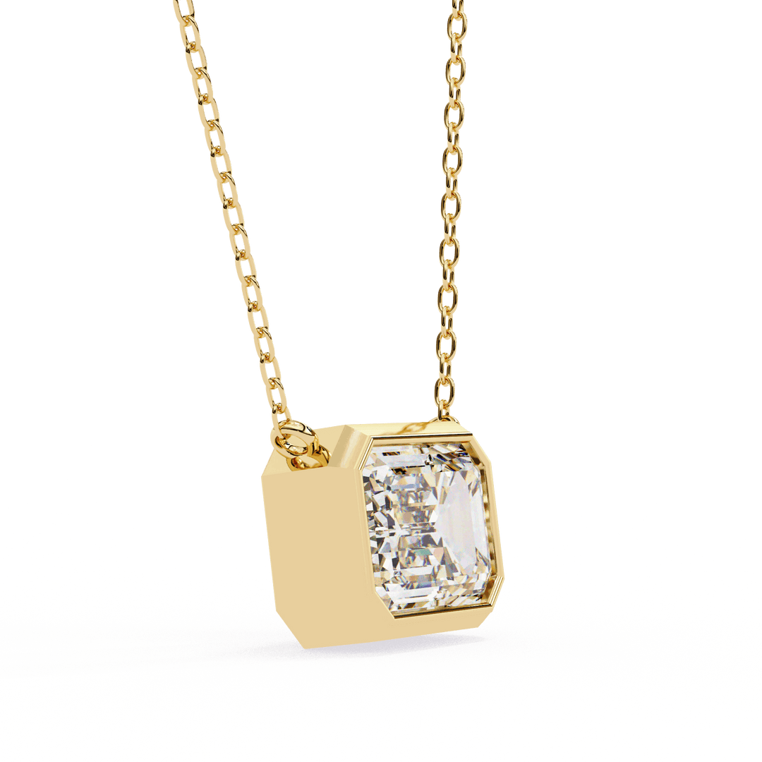 Emerald Solitaire Pendant (#P1) rajgemss