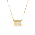 Load image into Gallery viewer, Emerald Cut Diamond Pendant Raj Gems

