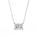 Load image into Gallery viewer, Emerald Cut Diamond Pendant Raj Gems
