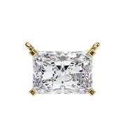 Emerald Cut Diamond Pendant Raj Gems