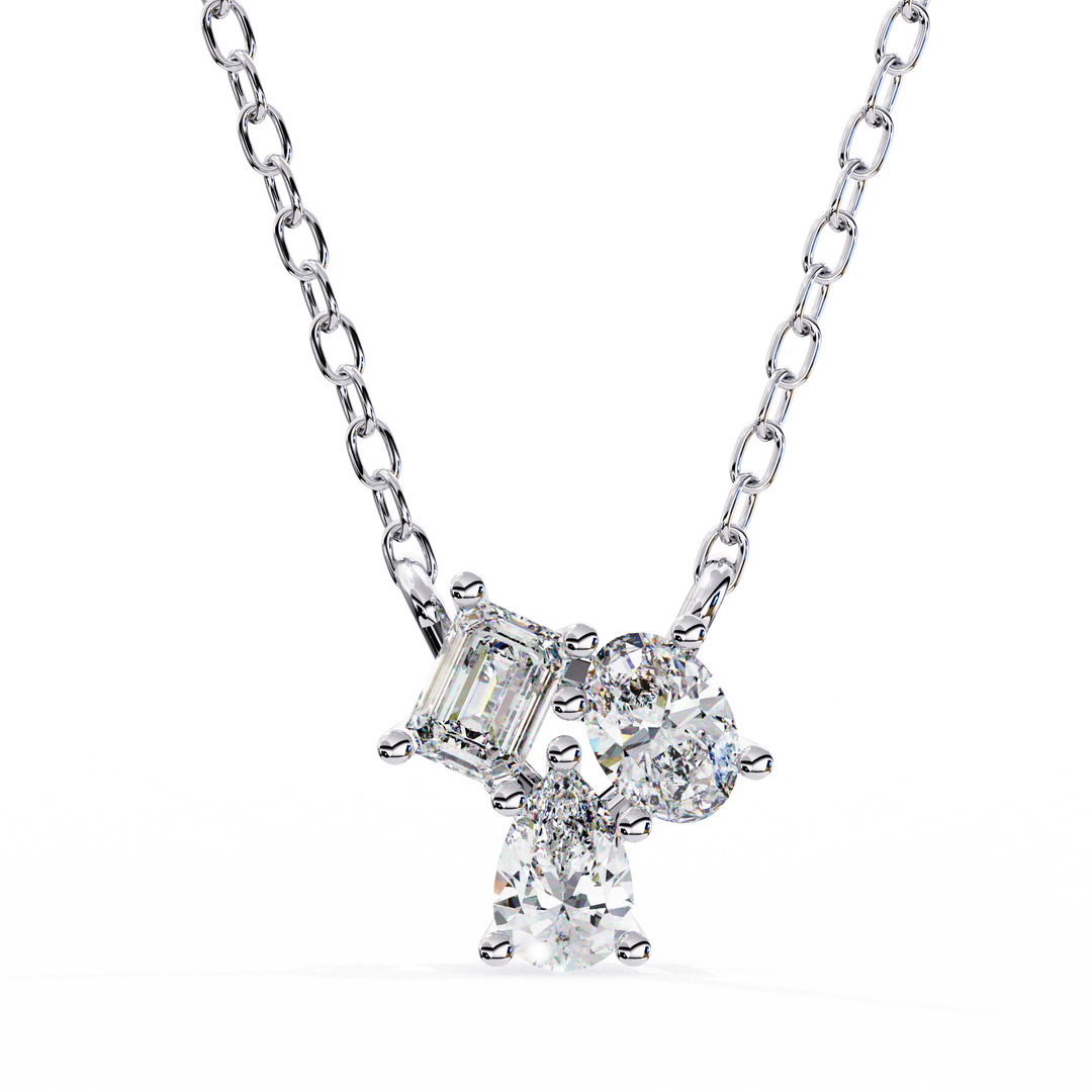 Diamond Trio Pendant Raj Gems