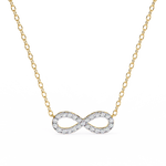 Load image into Gallery viewer, Diamond Infinity Symbol Pendant Raj Gems
