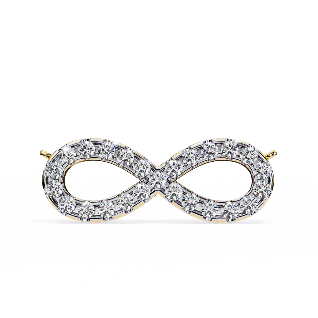 Diamond Infinity Symbol Pendant Raj Gems