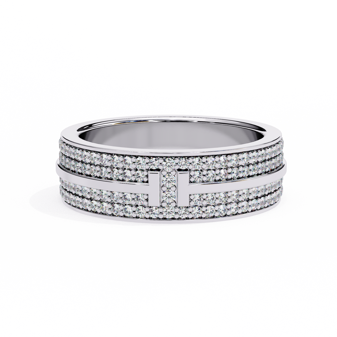 Tiffany T Wide Diamond Ring Raj Gems