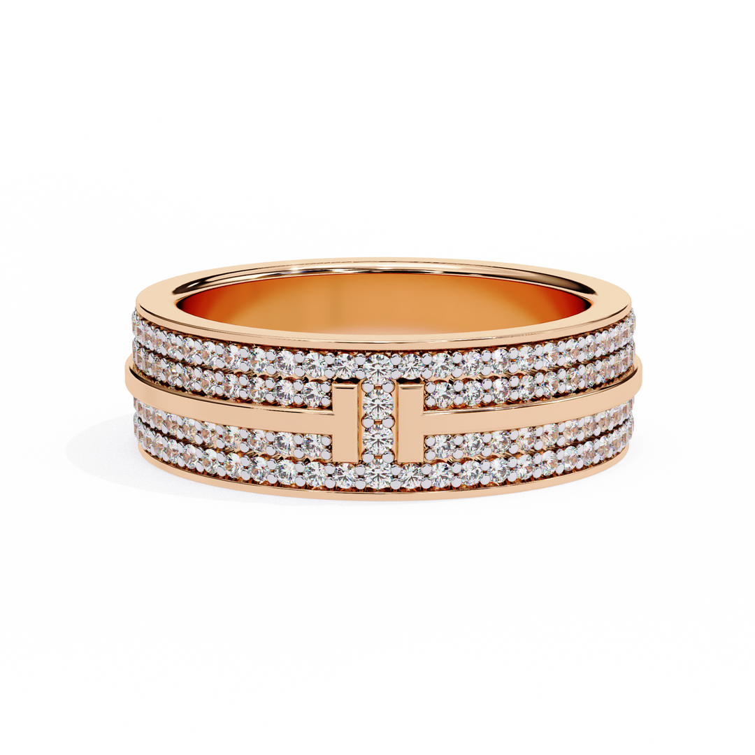 Tiffany T Wide Diamond Ring Raj Gems