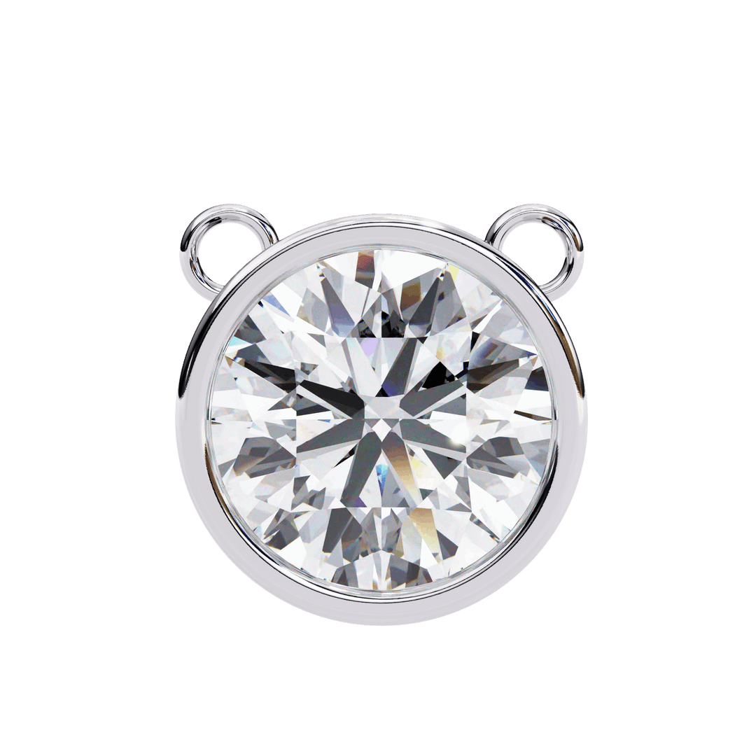 Round Solitaire Pendant(#P3) rajgemss