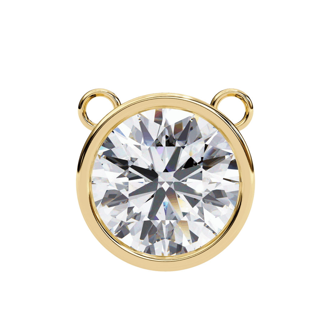 Round Solitaire Pendant(#P3) rajgemss