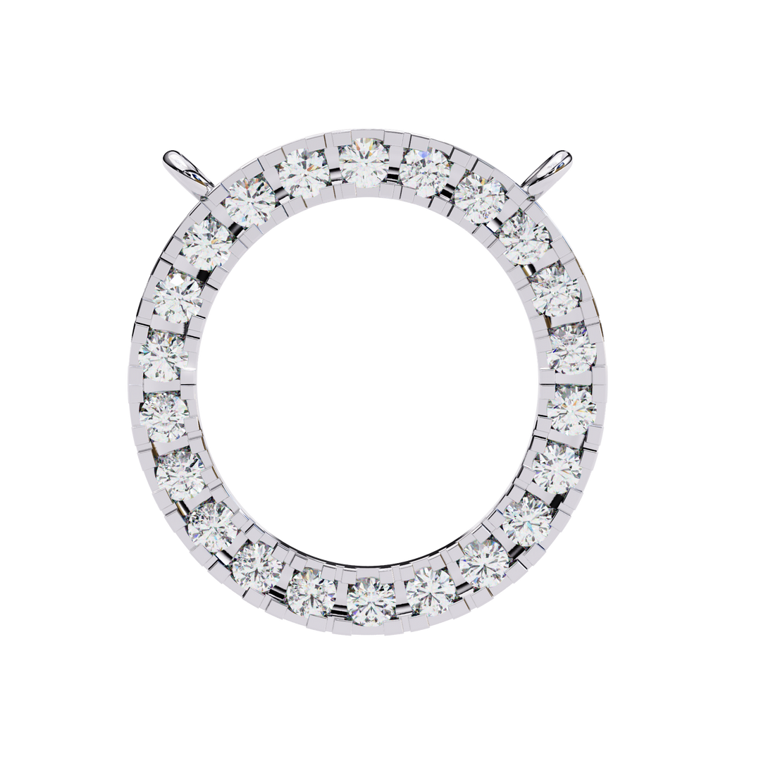 Eternal Circle Diamond Pendant Raj Gems