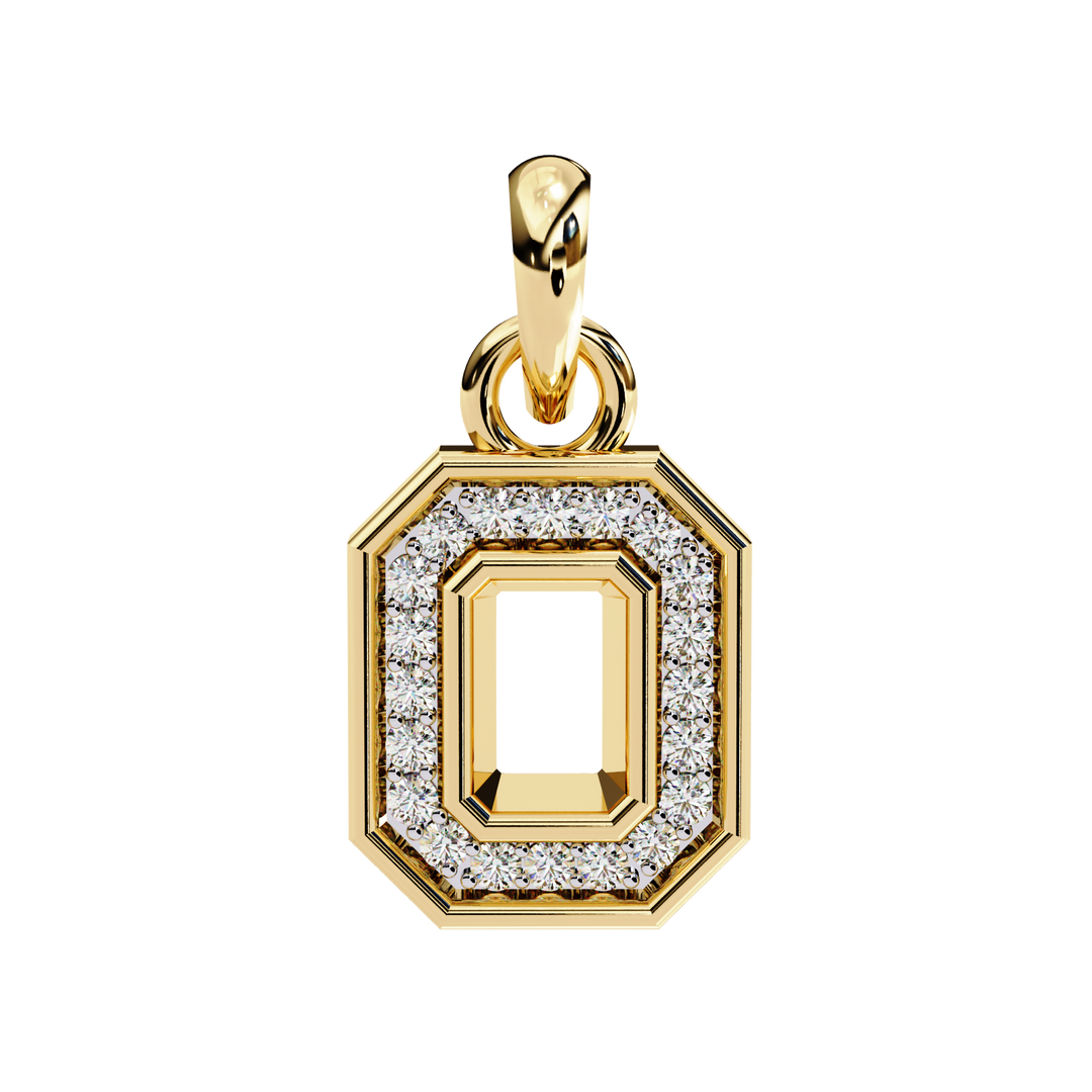 Luxe Emerald-Cut Diamond Frame Pendant Raj Gems