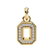 Luxe Emerald-Cut Diamond Frame Pendant Raj Gems