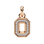 Load image into Gallery viewer, Luxe Emerald-Cut Diamond Frame Pendant Raj Gems
