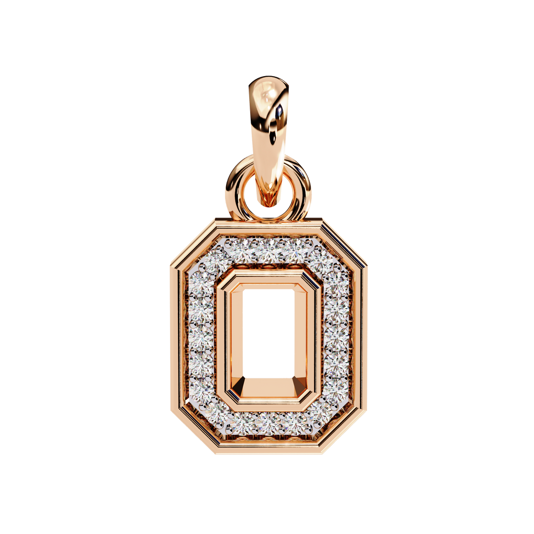 Luxe Emerald-Cut Diamond Frame Pendant Raj Gems