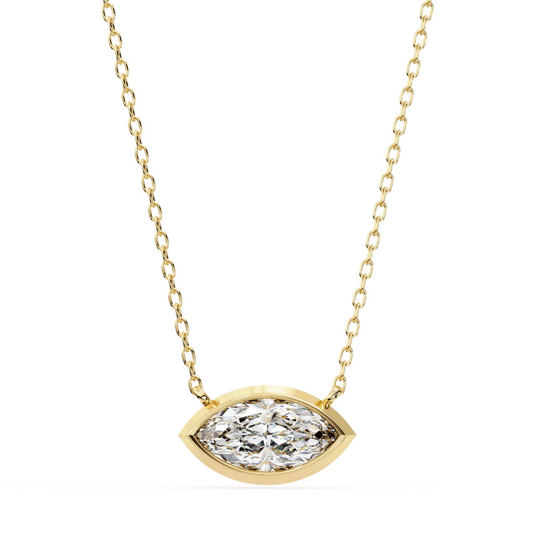 Marquise Solitaire Pendant(#4) rajgemss