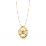 Load image into Gallery viewer, Classic Diamond Halo Drop Pendant Raj Gems

