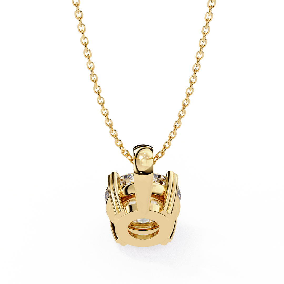 Round Solitaire Pendant (#P5) rajgemss