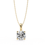 Load image into Gallery viewer, Round Solitaire Pendant (#P5) rajgemss
