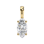 Load image into Gallery viewer, Marquise Diamond Solitaire Pendant Raj Gems
