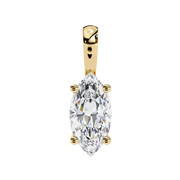Marquise Diamond Solitaire Pendant Raj Gems